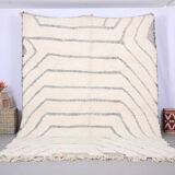 Handmade wool Berber rug 300X200 cm
