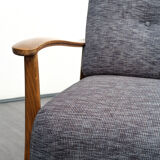 Double sofa bed from the 1950s new upholstery