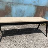 Old industrial school bench