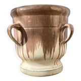 Varnished terracotta jar