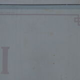 Parisian Metro Enamel plate 1st class