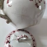 Saint-Amand & Hamage antique sugar bowl – Campanule rouge model
