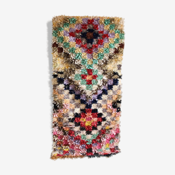 Boucherouite berber rug 213x103cm