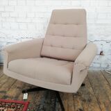 Armchair with Czech ottoman, 1960, Munzar and Moravians