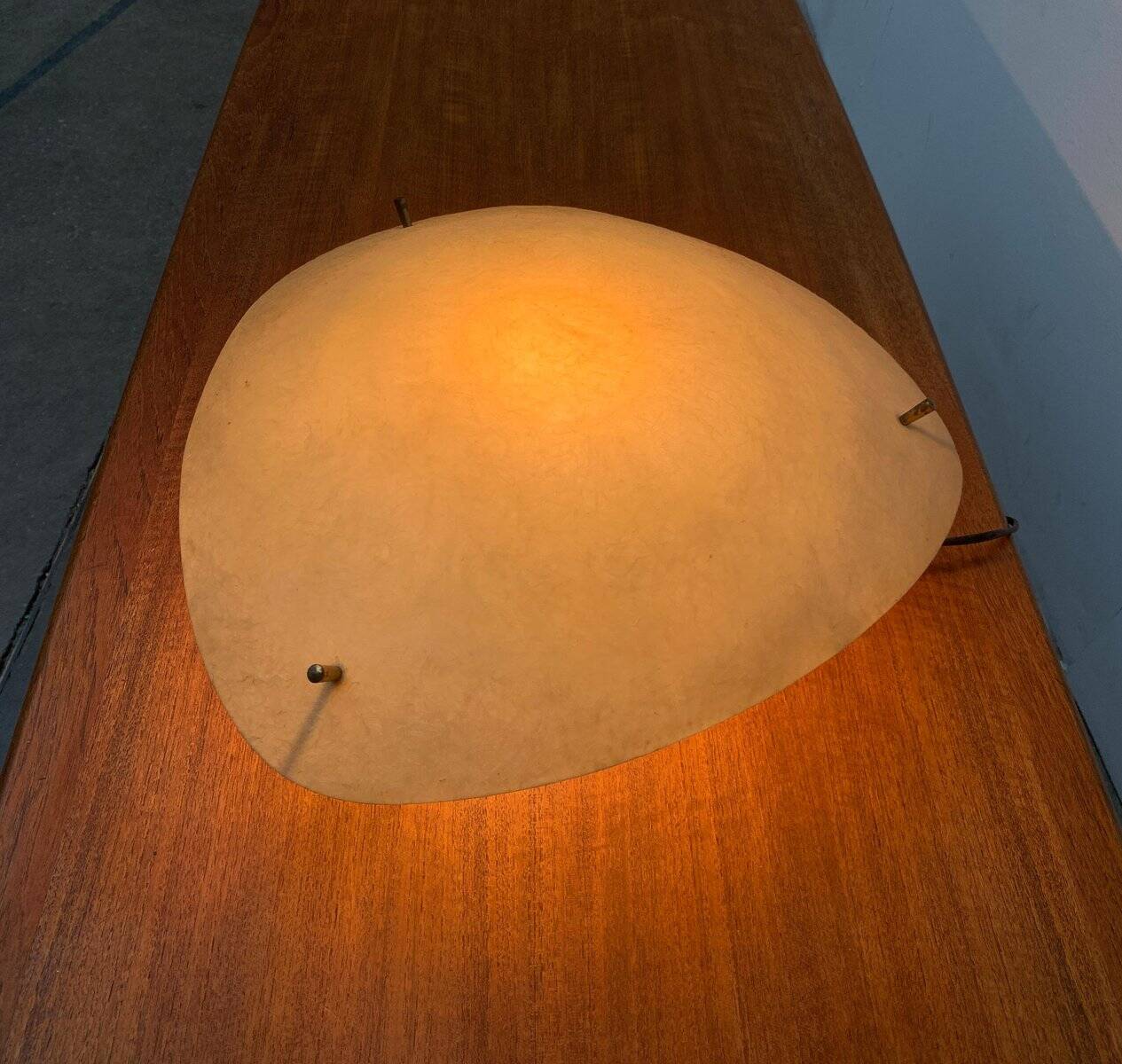 1960s minimalist fibreglass ceiling lamp