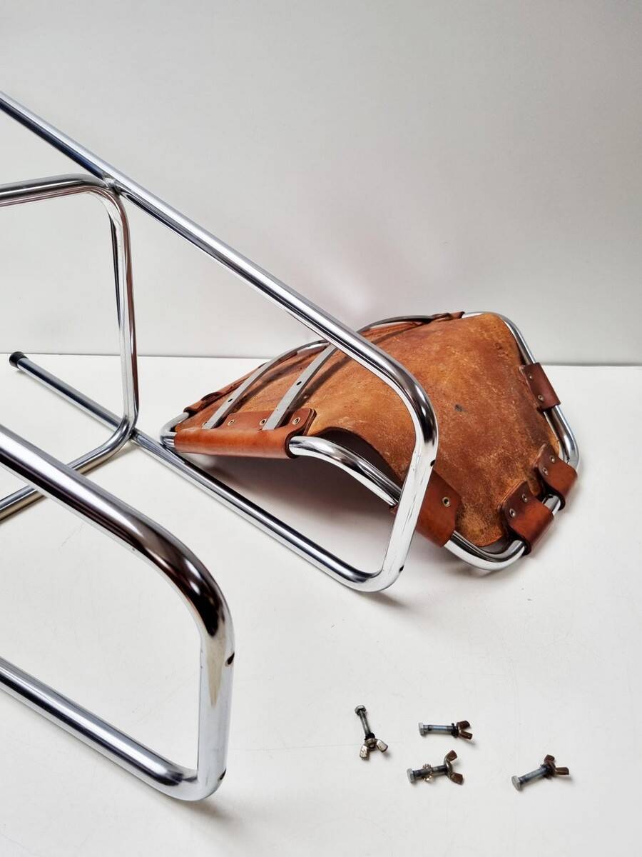 Charlotte Perriand "Les Arcs" bar stool, 1960s