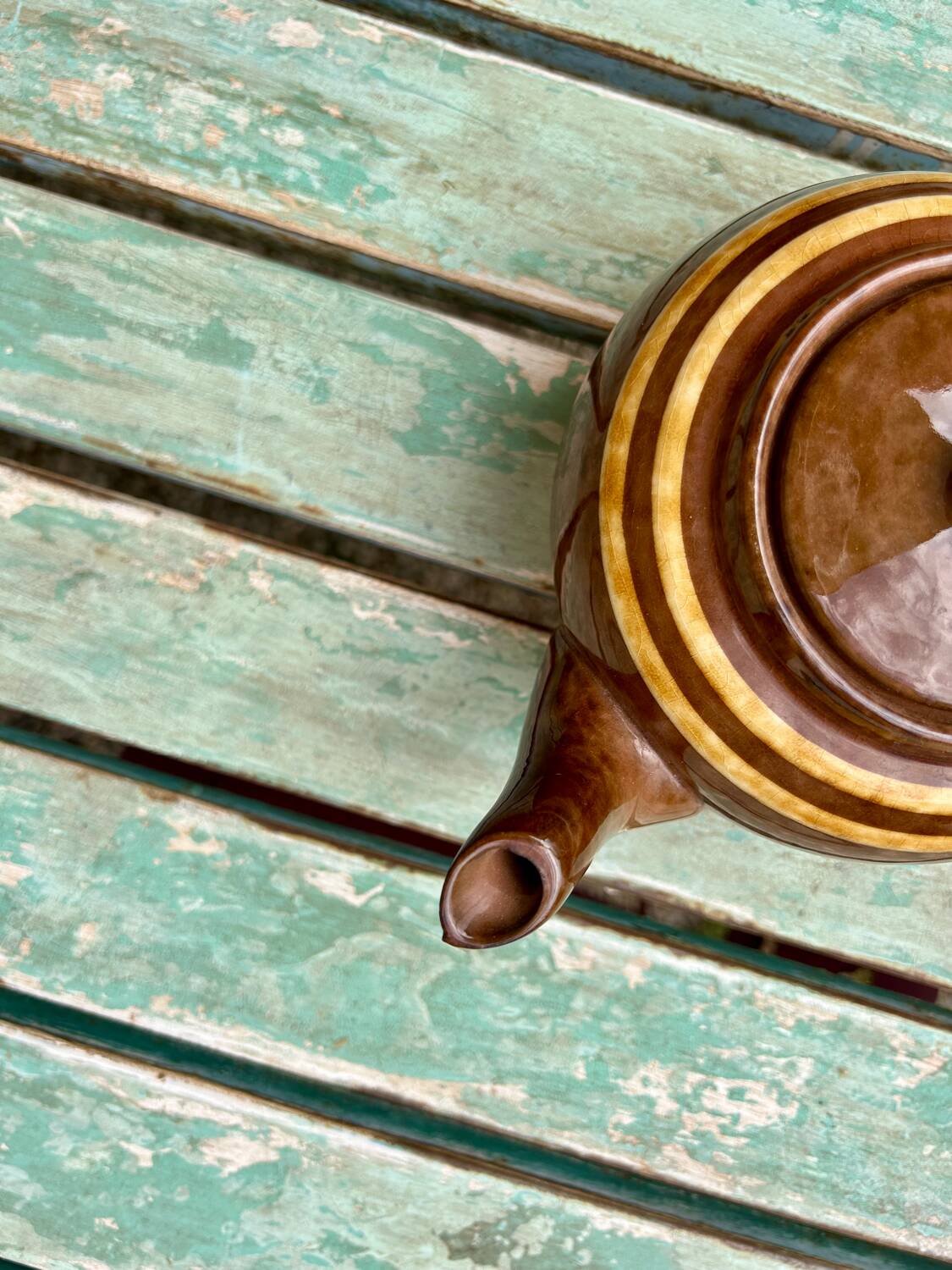 Vintage ceramic teapot