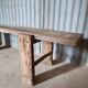Superb wabi-sabi bed bench...