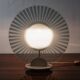 Lampada Di Design Postmoderno in Vetro Anni 80 Vintage