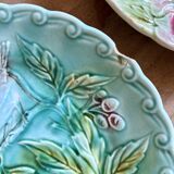Set of 12 antique slip plates