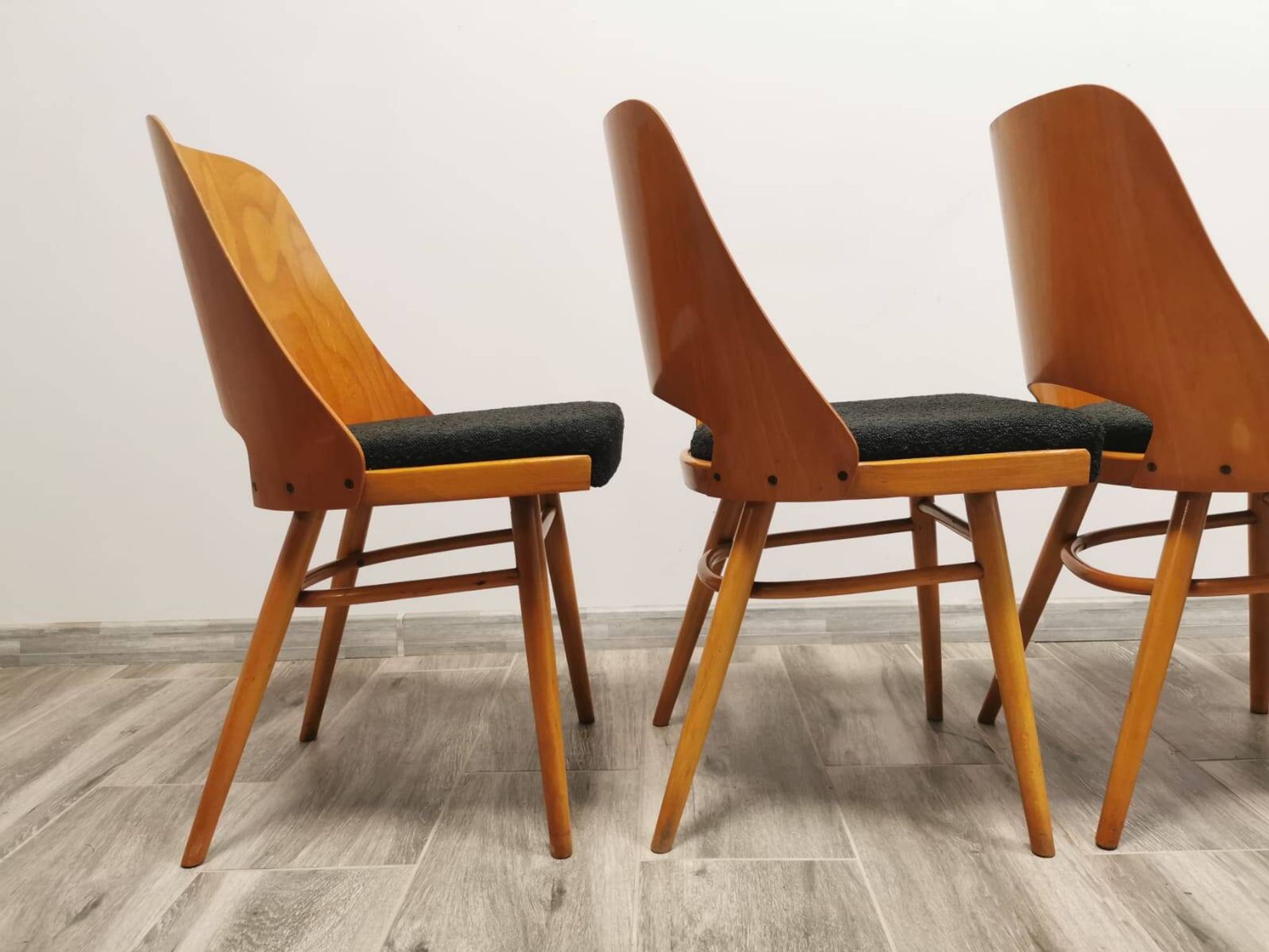 Chaises de Salle à Manger par Radomir Hoffman pour Ton, 1950s, Set de 4