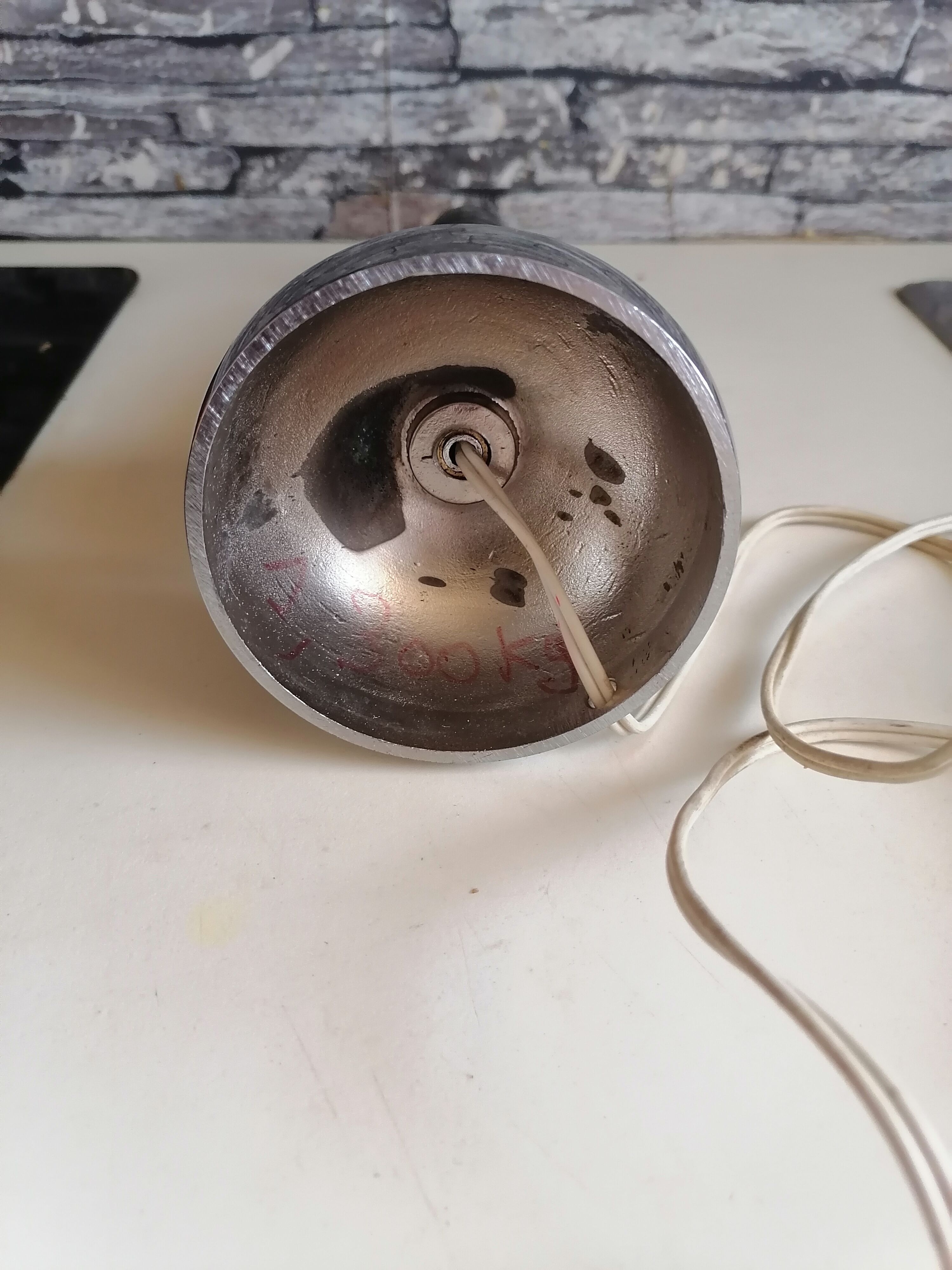 Foot Lamp bedside office chrome 1950 60