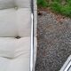 Pair of armchairs from the 70s chrome tubes and cotton canvas