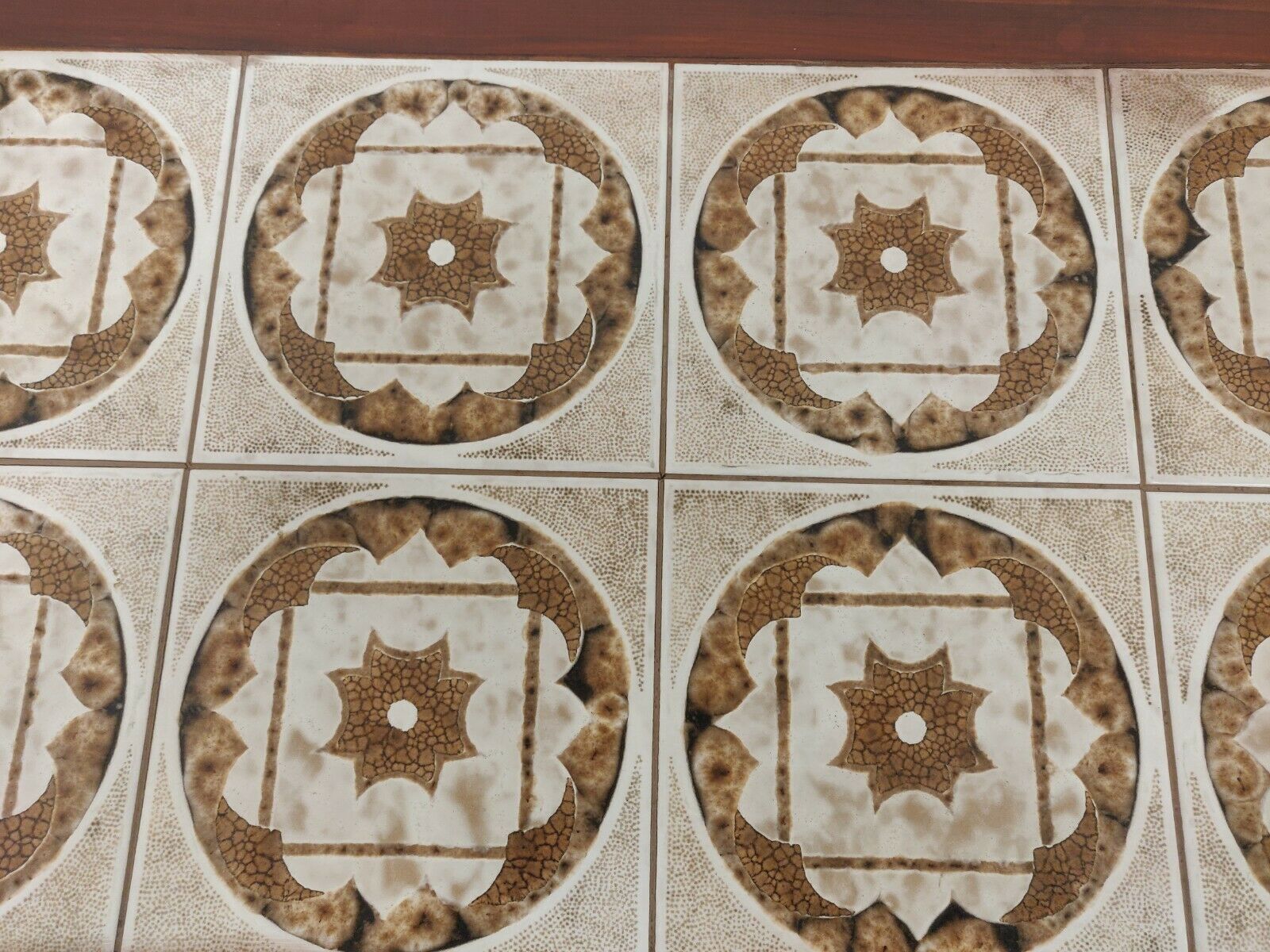 G plan teak hardwood tile top coffee table  1970