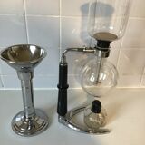 Cona vacuum coffee maker complete with its chrome tulip holder in good condition makes an excellent