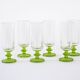 Set of six glasses, Italian design, 1970s, made in Italy