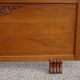 Art Deco walnut bed for 140/190cm base