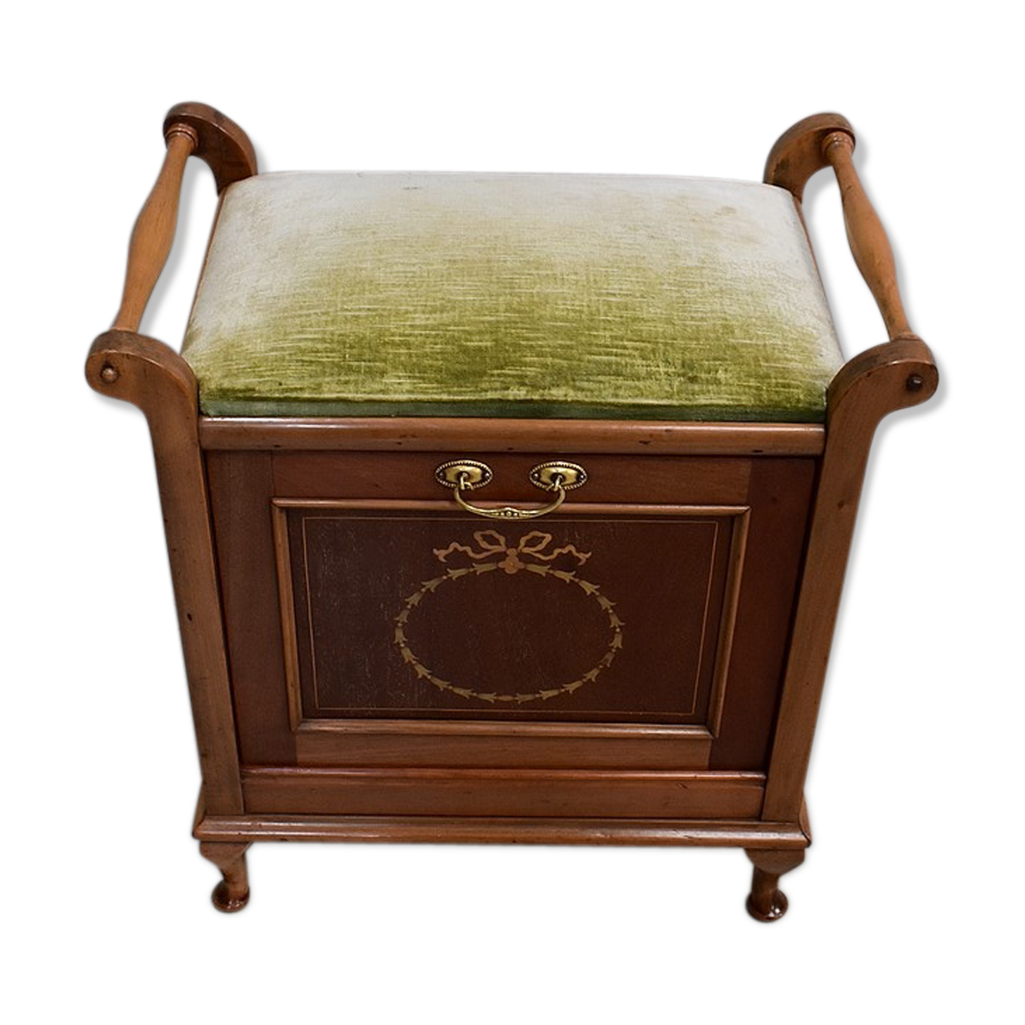 Stool, magazine rack 1900/1920