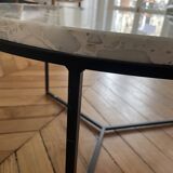 Side table stone top