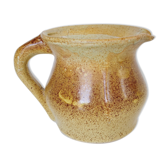 Small speckled enamel pitcher