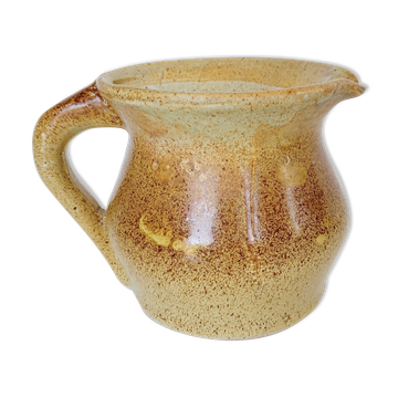 Small speckled enamel pitcher