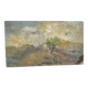 Oil on canvas on old frame