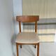 Vintage Scandinavian light wood chair