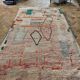Berber Boujaad rug in coloured wool