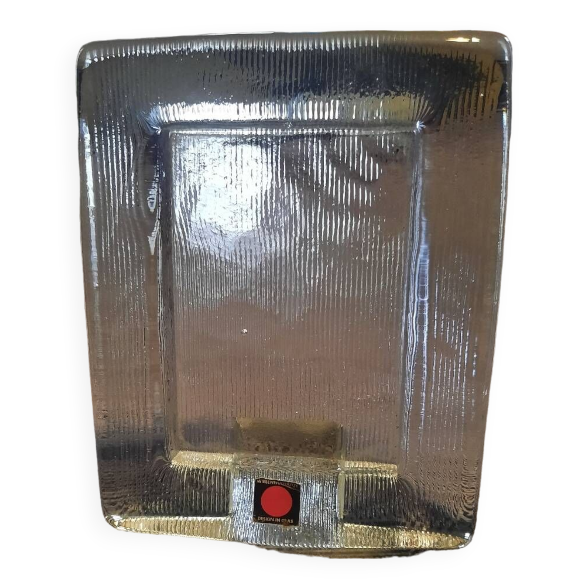 60s glass photo frame