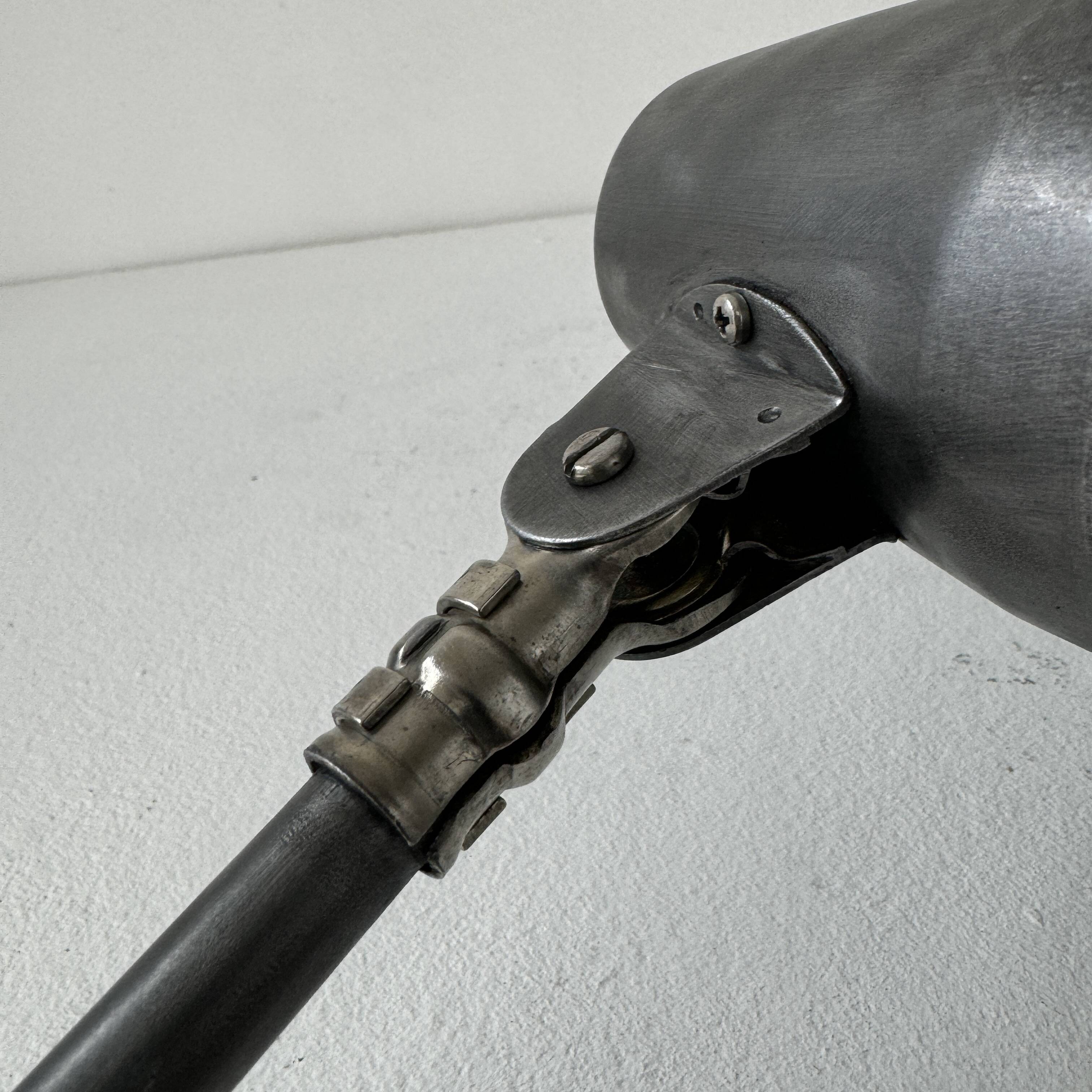 Antique large German industrial wall lamp "sis"