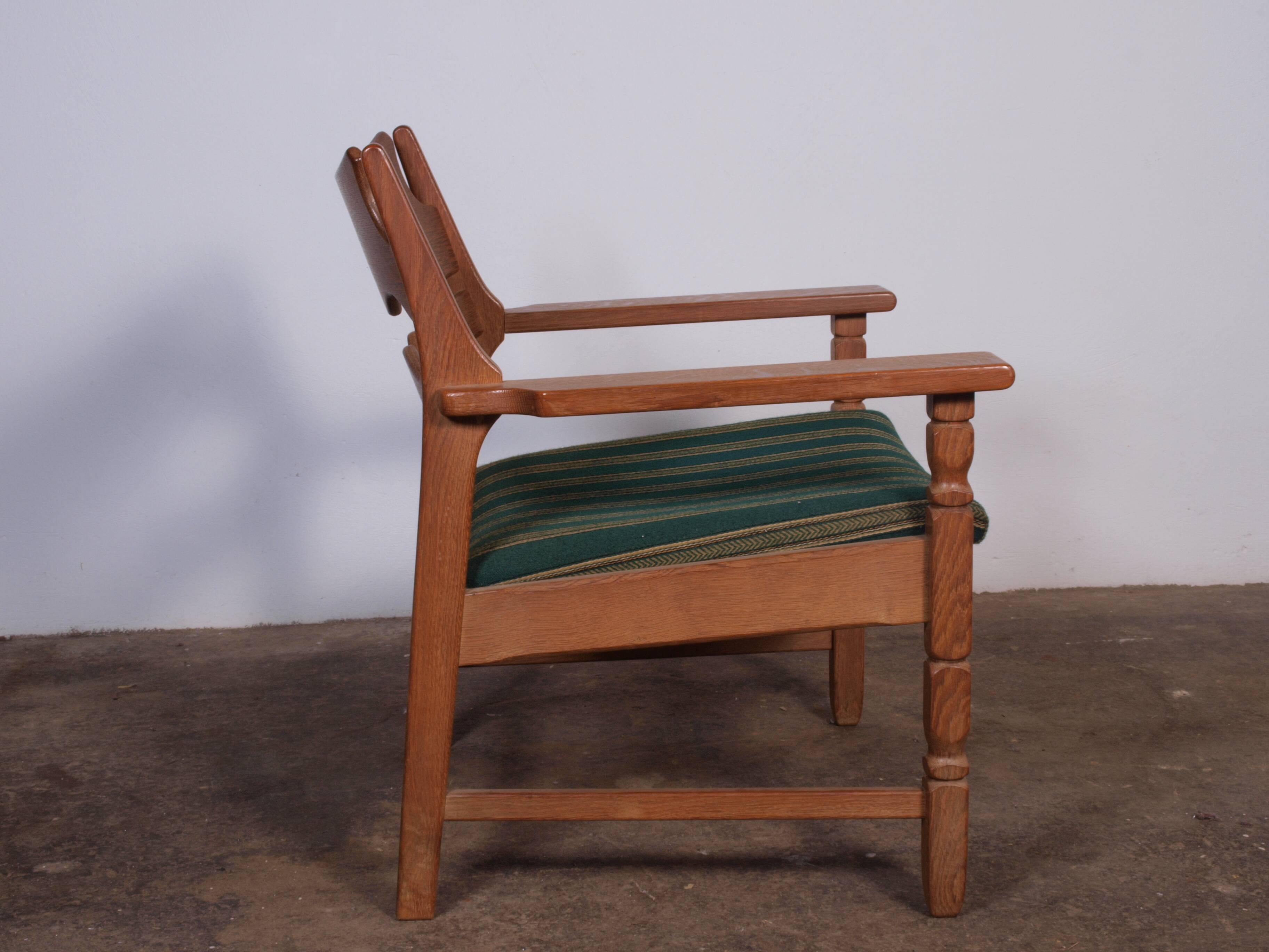 Razorblade Danish Brutalist Lounge Chair Henning Kjærnulf, 1960s Danish