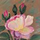 Roses signed Delaine