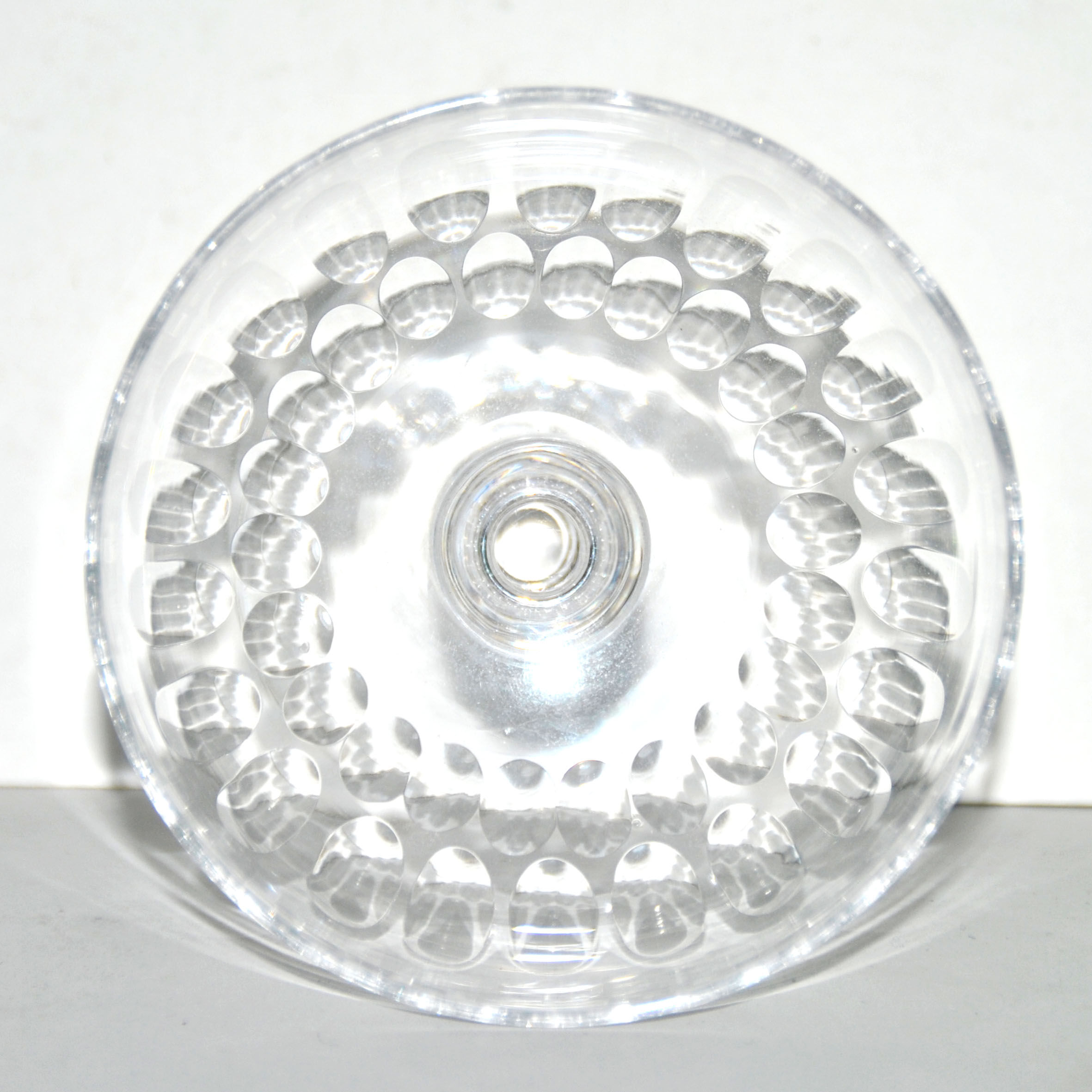 6 old champagne cups cristal cut from olives oves - Baccarat St Louis