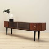 Walnut lowboard, Danish design, 1960s, production: Denmark