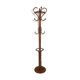 Rattan coat rack