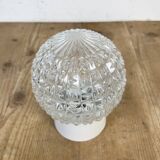 Vintage White Porcelain Ceiling Light, 1970s