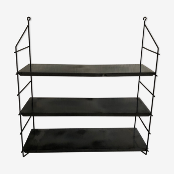 Vintage metal thong shelves