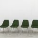 Chaises "Aster" Augusto Bozzi pour Saporiti, 1954, set de 4