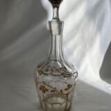 Carfe in chiseled crystal and gilding with cap