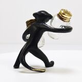 Set of salt and pepper shakers monkey Walter Bosse, Herta Baller, Austria, 1950s