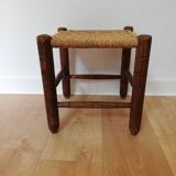 Wooden stool and rope 1950
