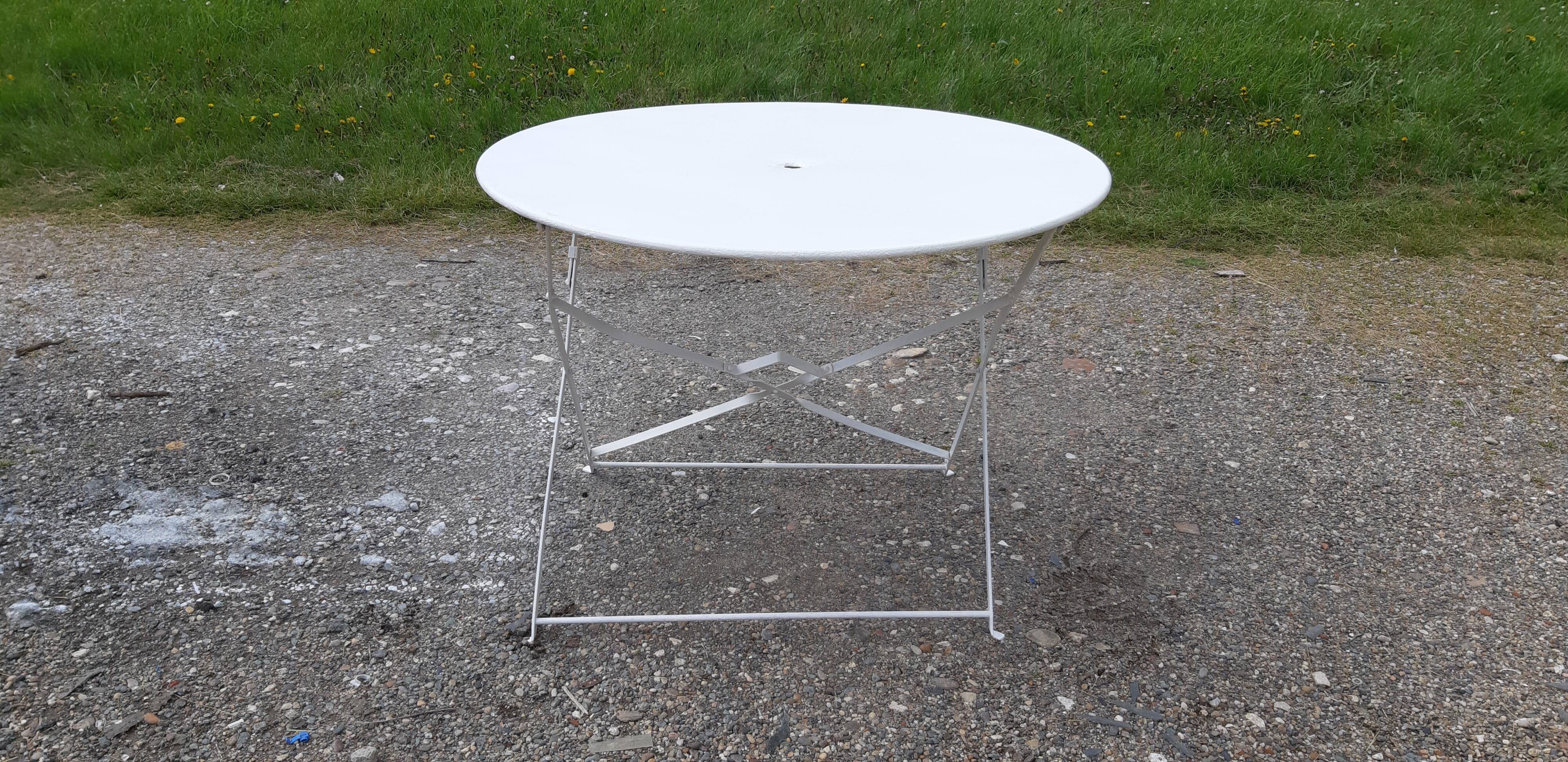 Garden table wrought iron 1930