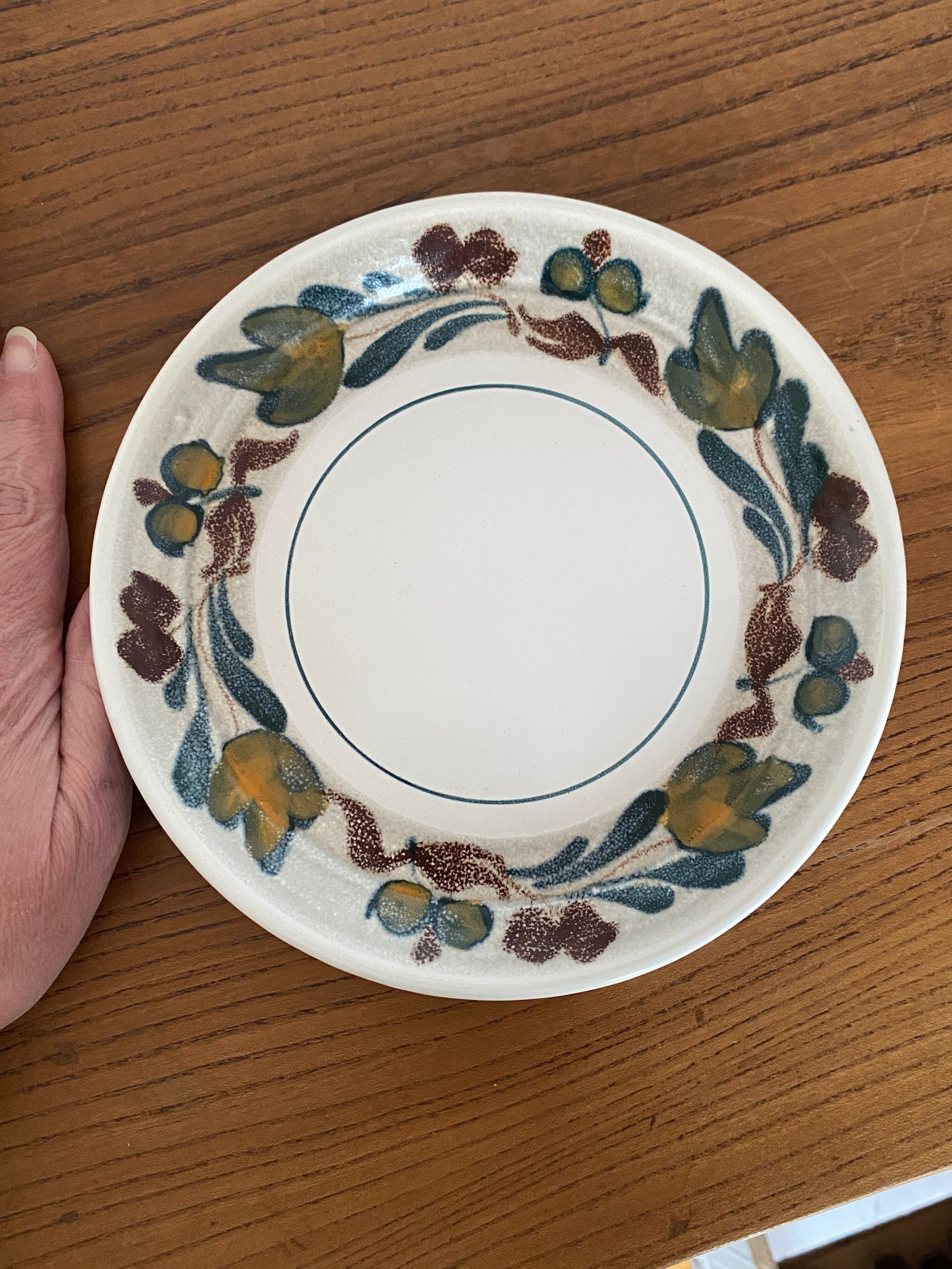 Set of 3 dessert plates M.B.F.A. Pornic