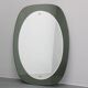 1980s Oval Italian Mirror