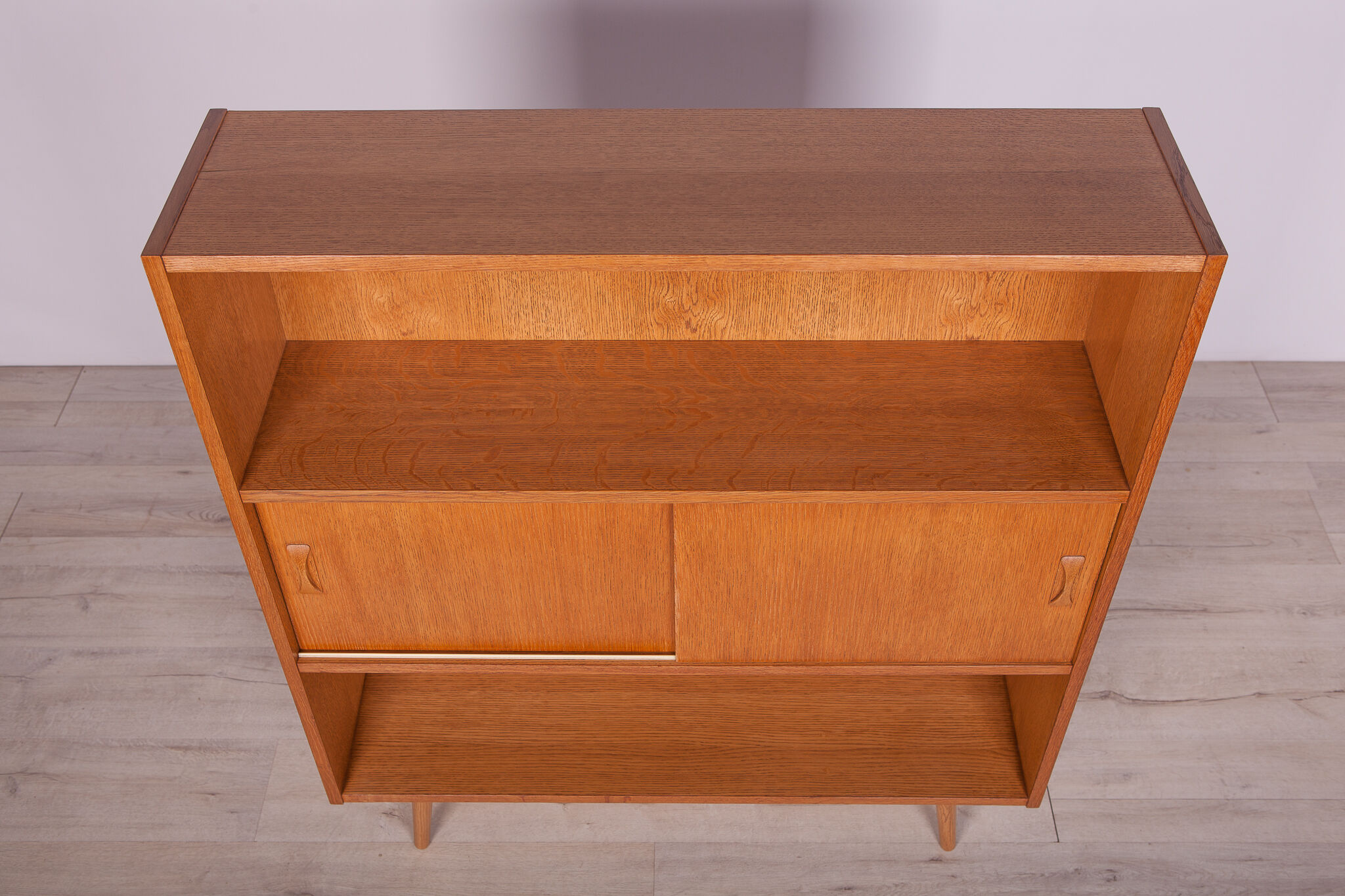 Mid-Century Danish Oak Shelf, 1970s