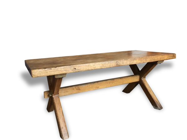 Table basse en chêne massif