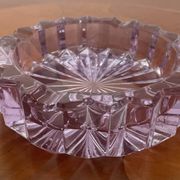 Vide poche ou cendrier vintage en verre alexandrite