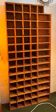 Wooden workshop locker, in fir, 1960s-70s.