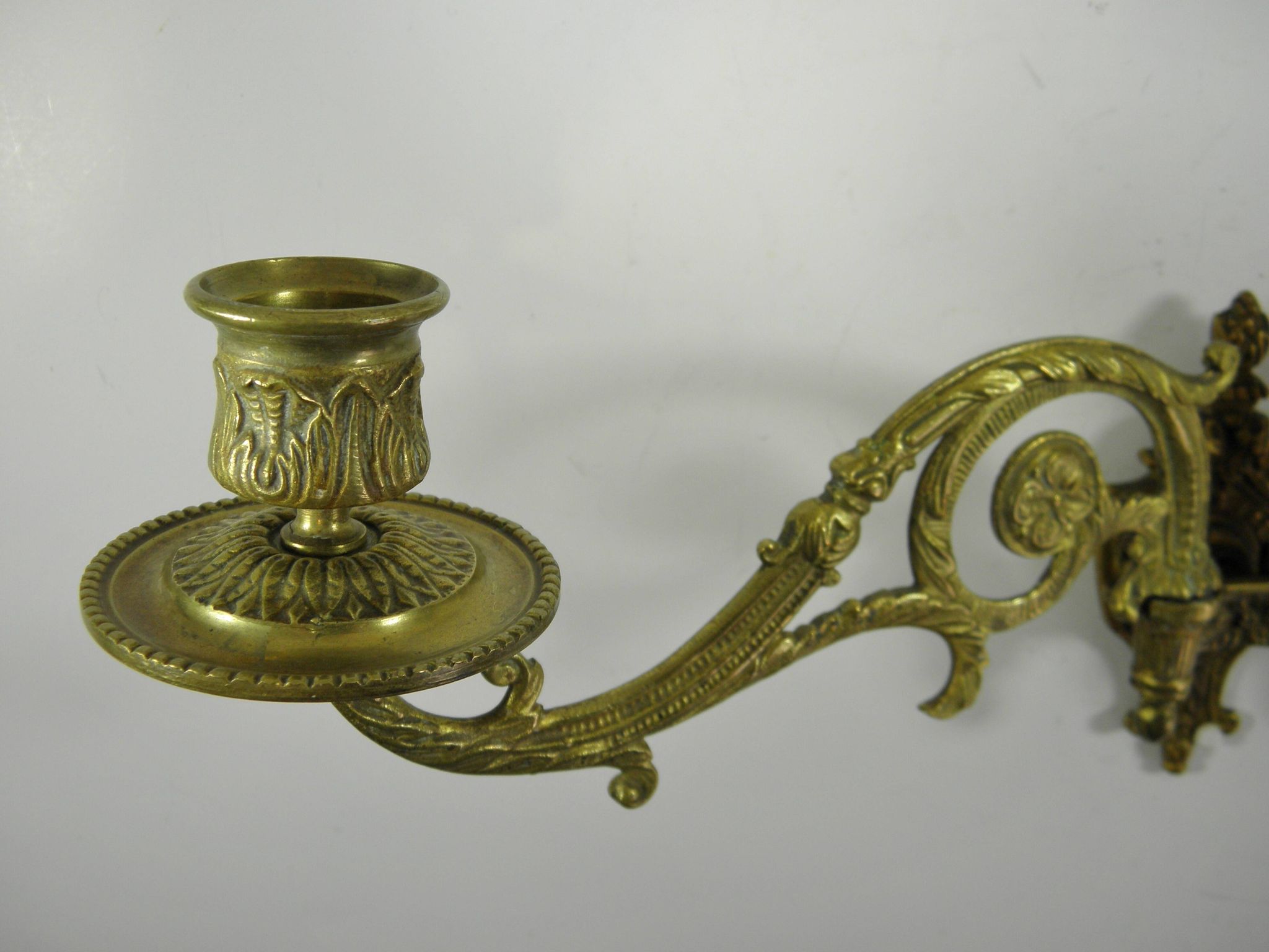 PAIR OF BRONZE WALL LIGHTS/CHANDELIERS