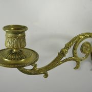 PAIR OF BRONZE WALL LIGHTS/CHANDELIERS